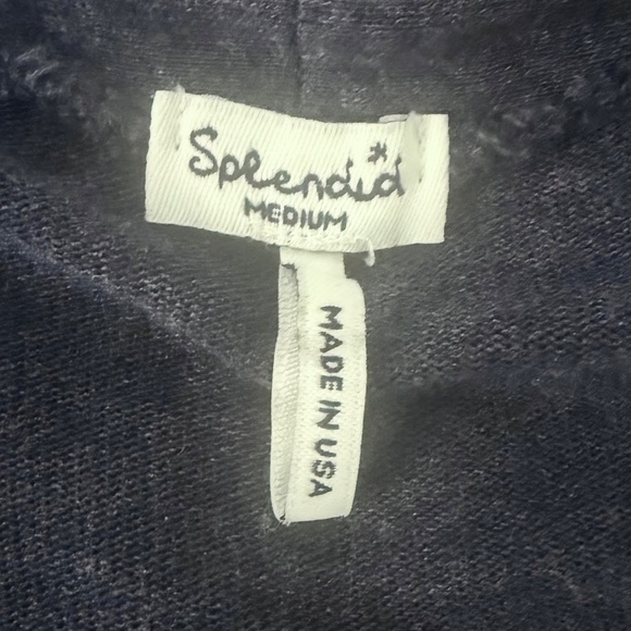 Splendid Cardigan Pockets Blue & Gray Women's M - Picture 5 of 5